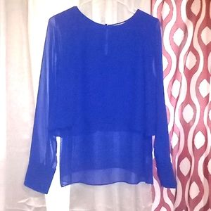 Blouse blue Belle Sky L